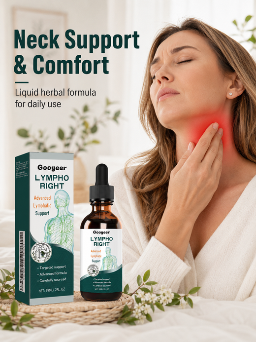 Lymphatic Support Herbal Drops — Reduce Swelling in Neck