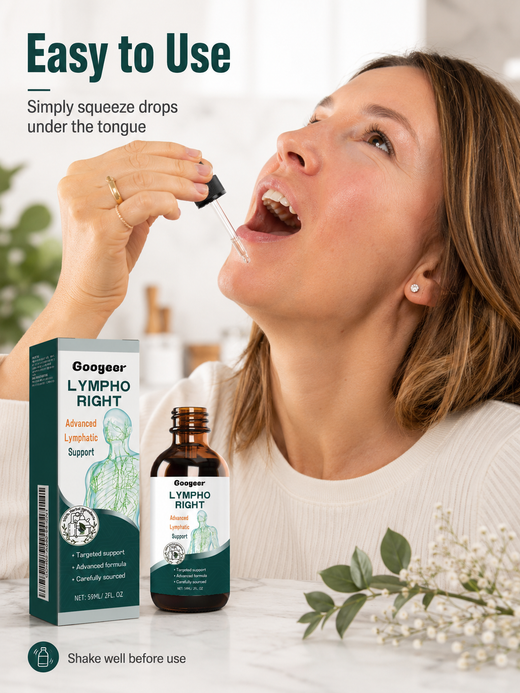 Lymphatic Support Herbal Drops — Reduce Swelling in Neck