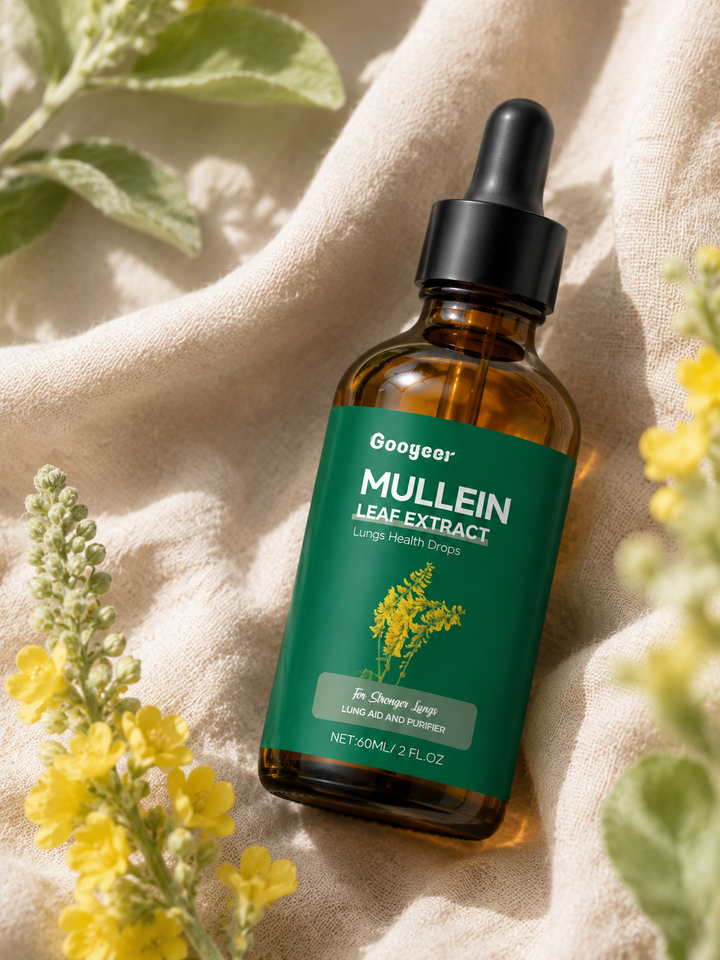 Lung Health Drops with Mullein Leaf Extract — Stronger