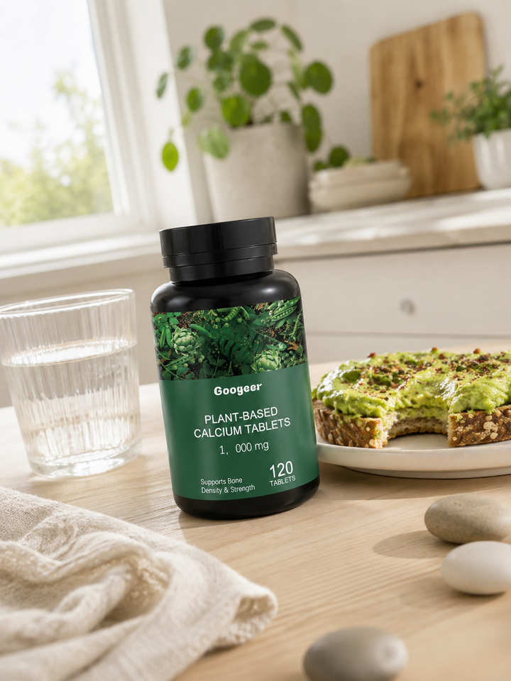 Plant-Based Calcium Tablets — Stronger Bones For Adults & Kids