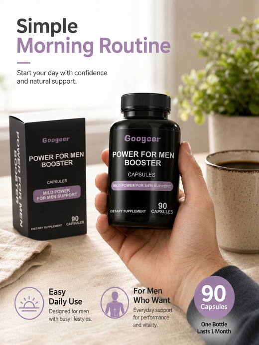 Men's Vitality Capsules — Mild Support for Daily Performance