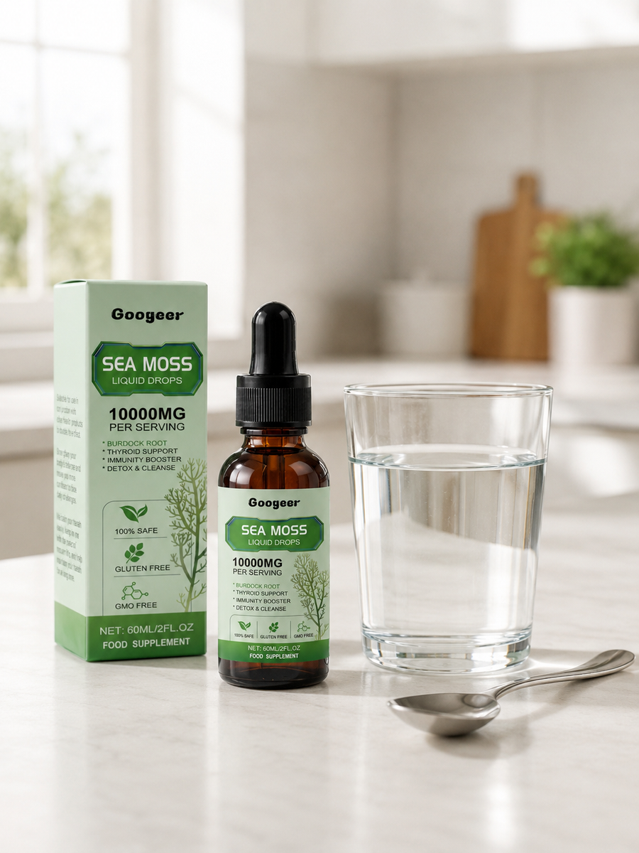 Sea Moss Liquid Drops — 92 Minerals for Gut & Skin Wellness