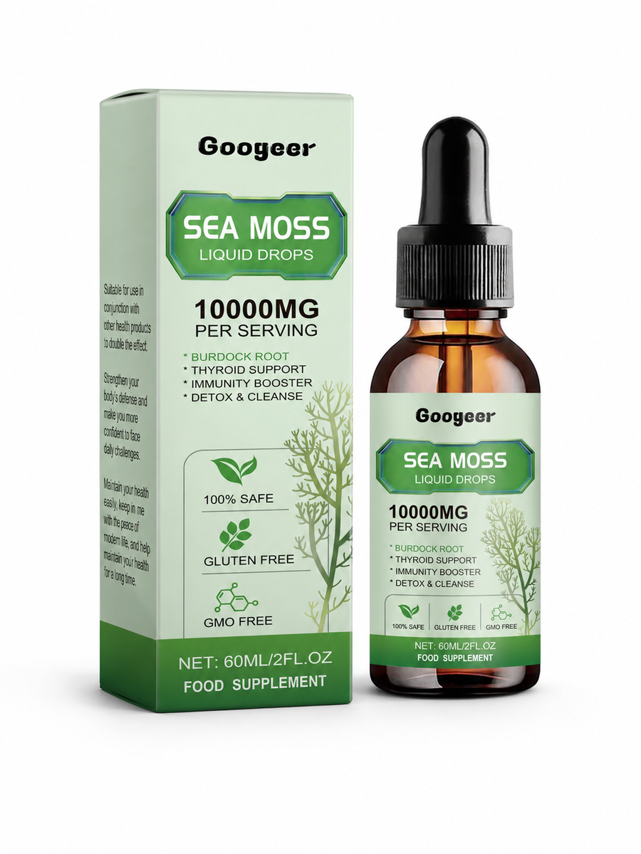 Sea Moss Liquid Drops — 92 Minerals for Gut & Skin Wellness