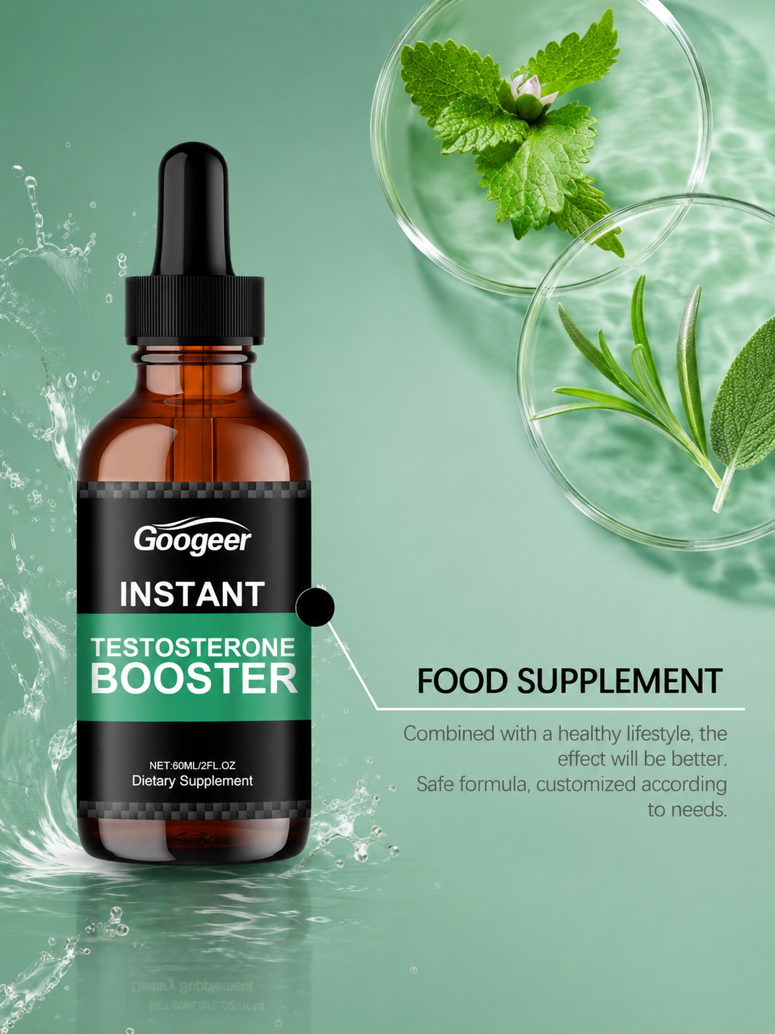Testosterone Booster Drops — Daily Energy & Vitality Support