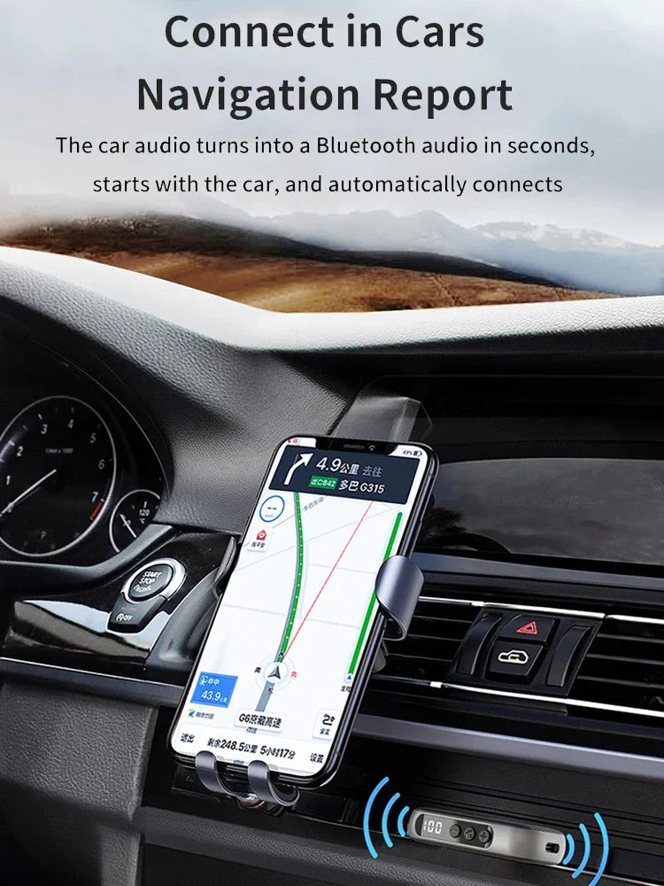 Bluetooth 5.3 Audio Receiver Transmitter for Car & TV