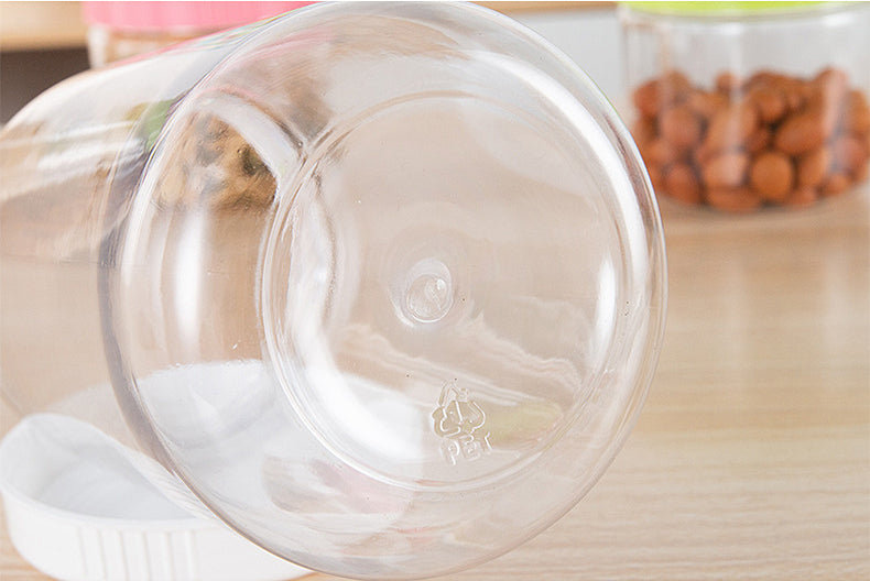 Clear BPA-Free Food Storage Jars for Pantry Organizing