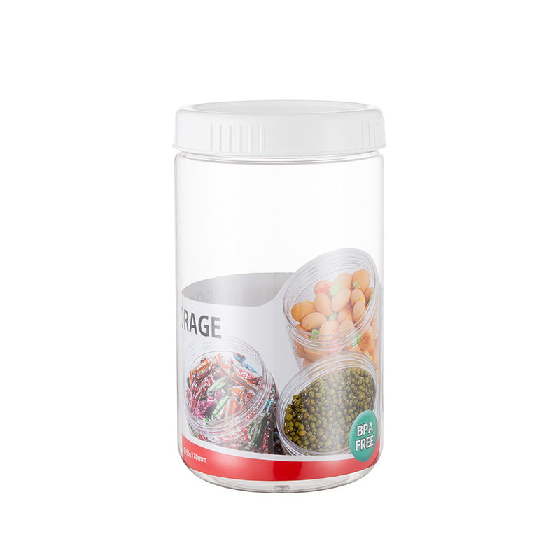 Clear BPA-Free Food Storage Jars for Pantry Organizing