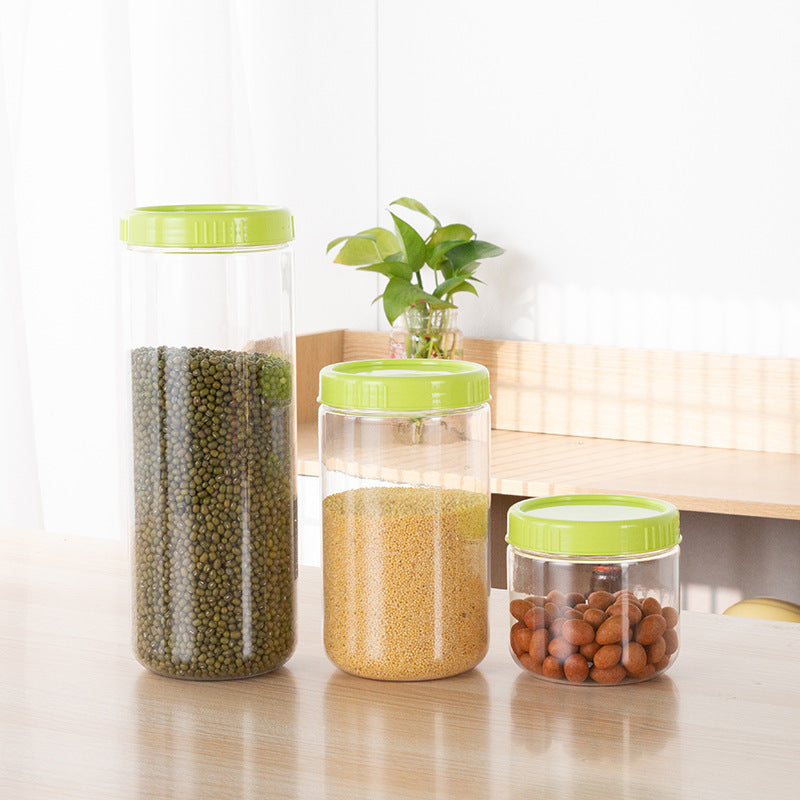 Clear BPA-Free Food Storage Jars for Pantry Organizing