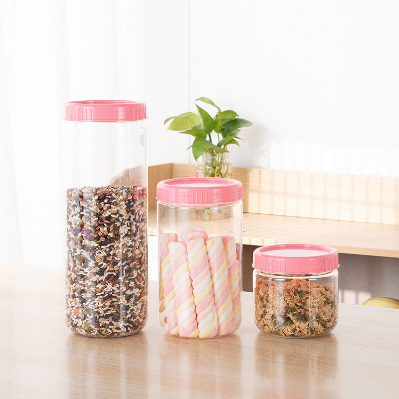 Clear BPA-Free Food Storage Jars for Pantry Organizing