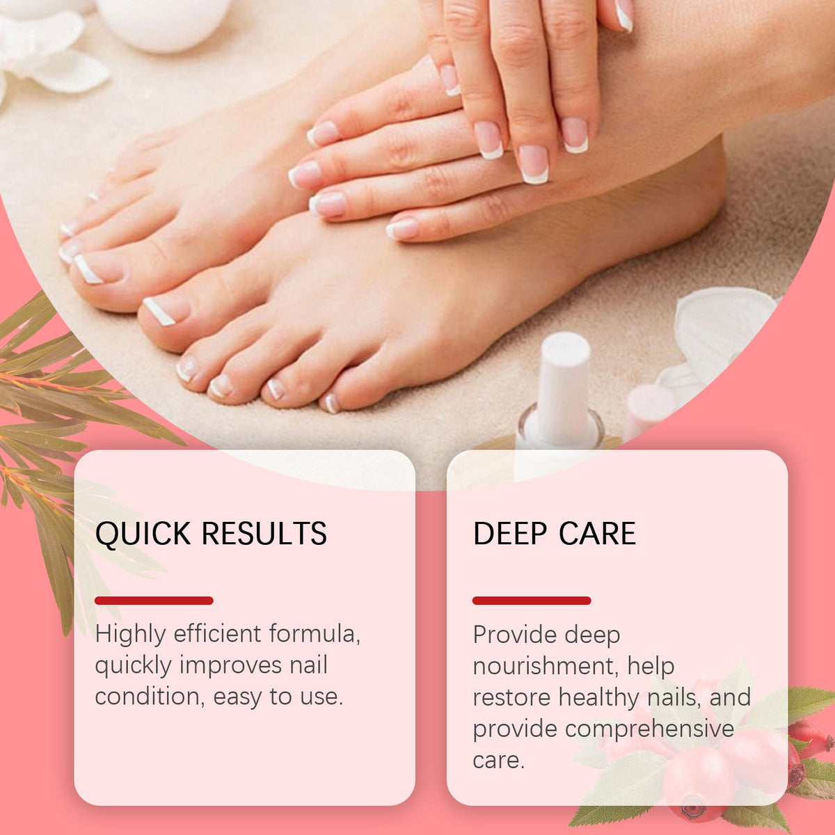 Rosehip Nail Care Oil for Brittle, Thickened Nails