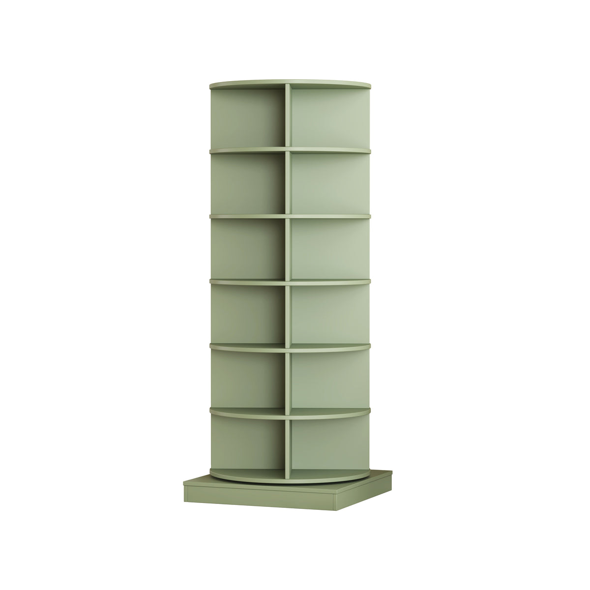 360 Rotating Shoe Cabinet with 6 Tiers for Shoes & Bags