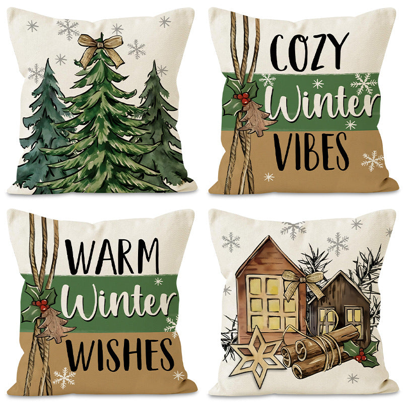 Christmas Pillowcase Covers for Cozy Holiday Decor