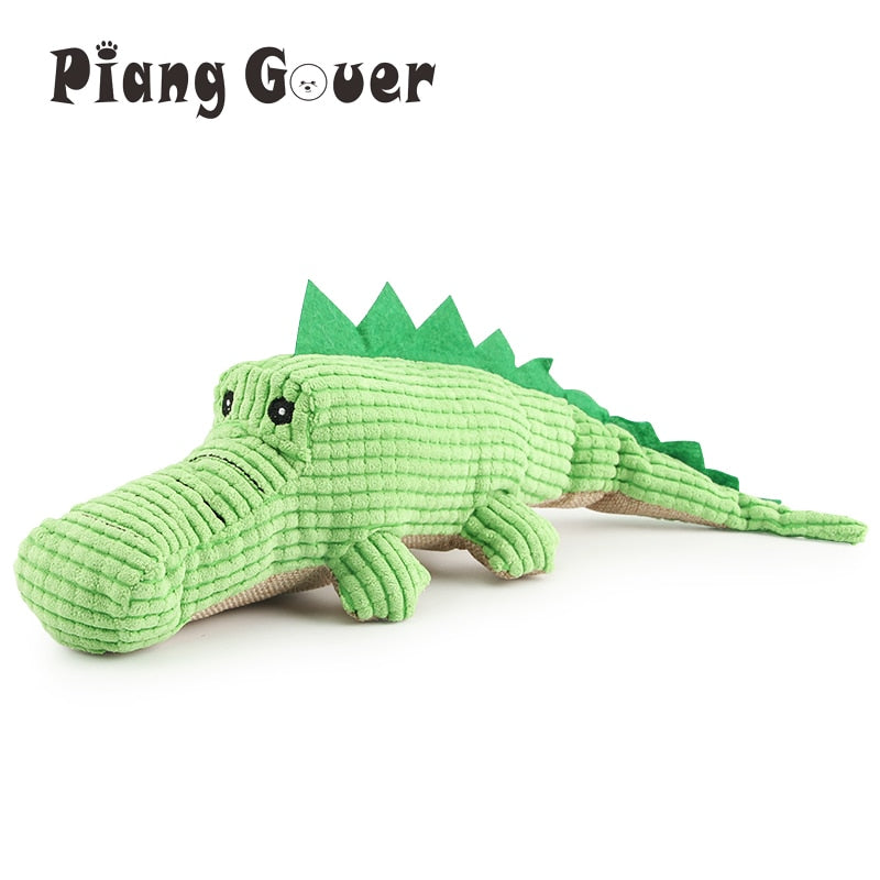 Plush Squeaky Dog Toy for Interactive Puppy Playtime