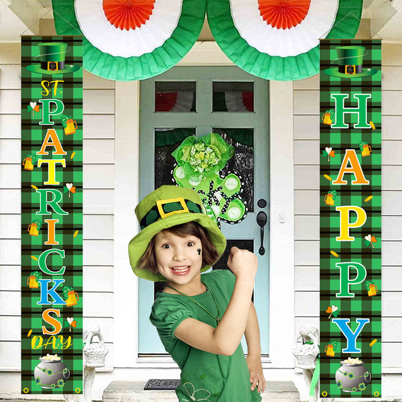 St. Patrick's Day Banner Set for Festive Doorways