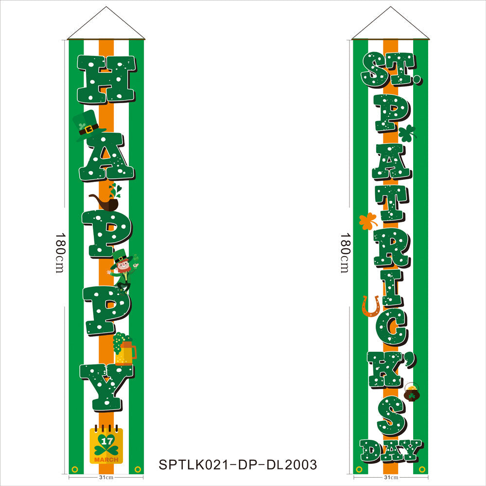St. Patrick's Day Banner Set for Festive Doorways
