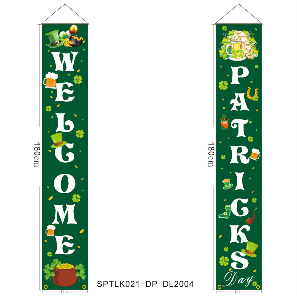 St. Patrick's Day Banner Set for Festive Doorways