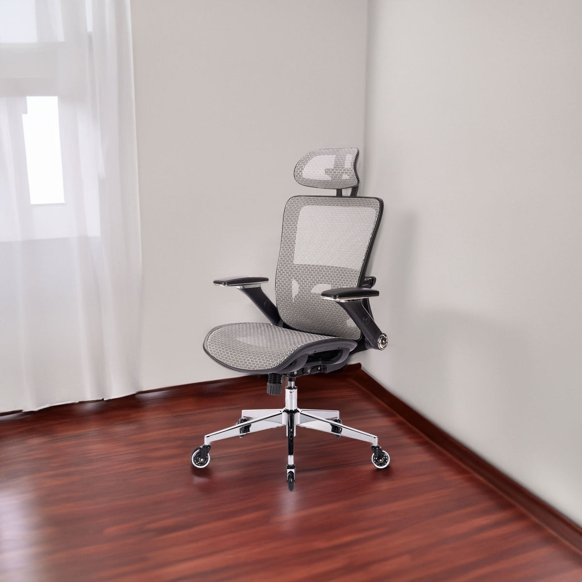 Ergonomic Mesh Office Chair with Adjustable Headrest