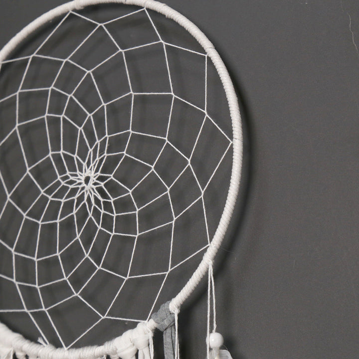 Grey Dream Catcher Wall Hanging for Boho Wall Decor