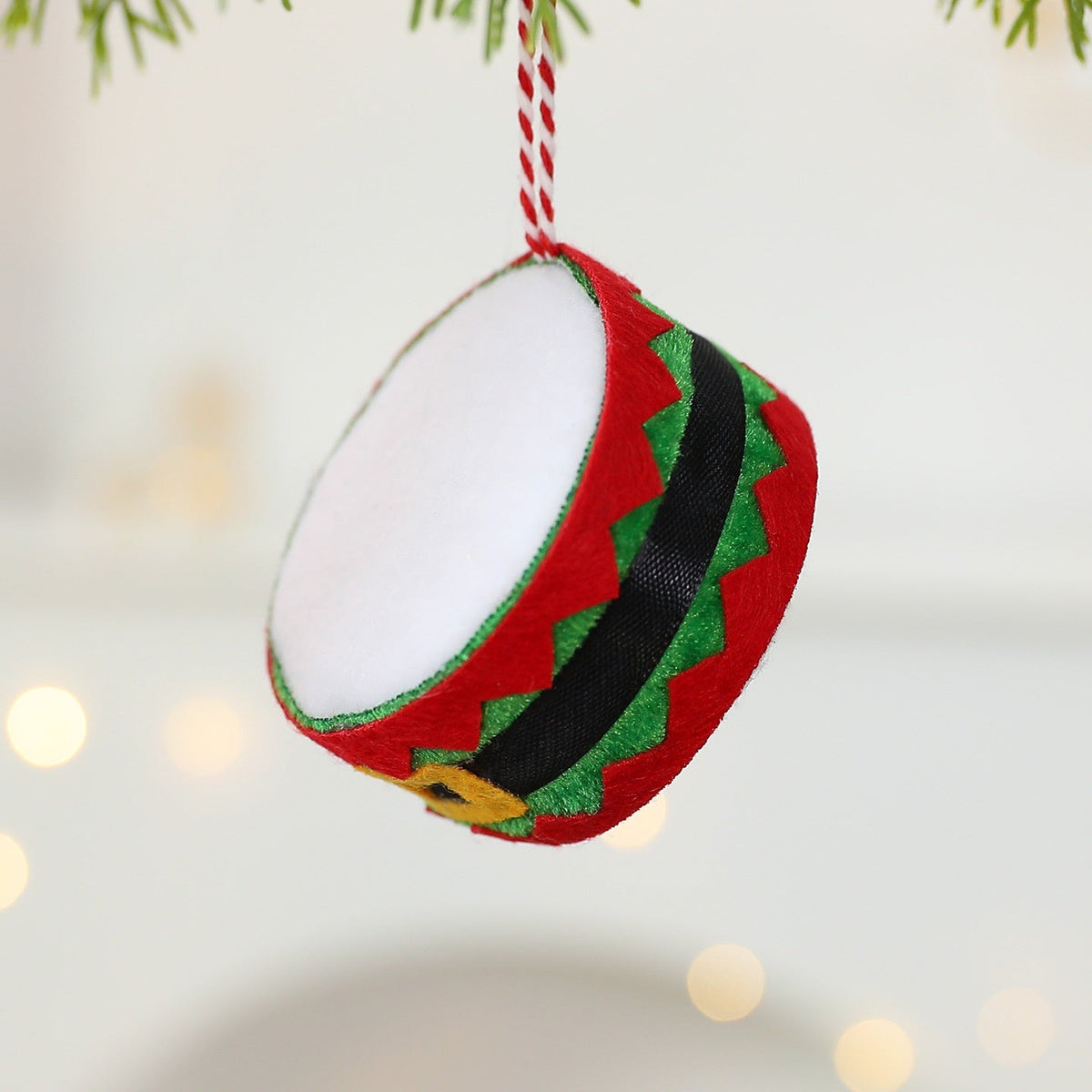 Grinch Drum Christmas Ornaments for Playful Trees