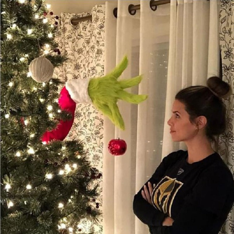 Grinch Plush Decoration For Playful Christmas Displays