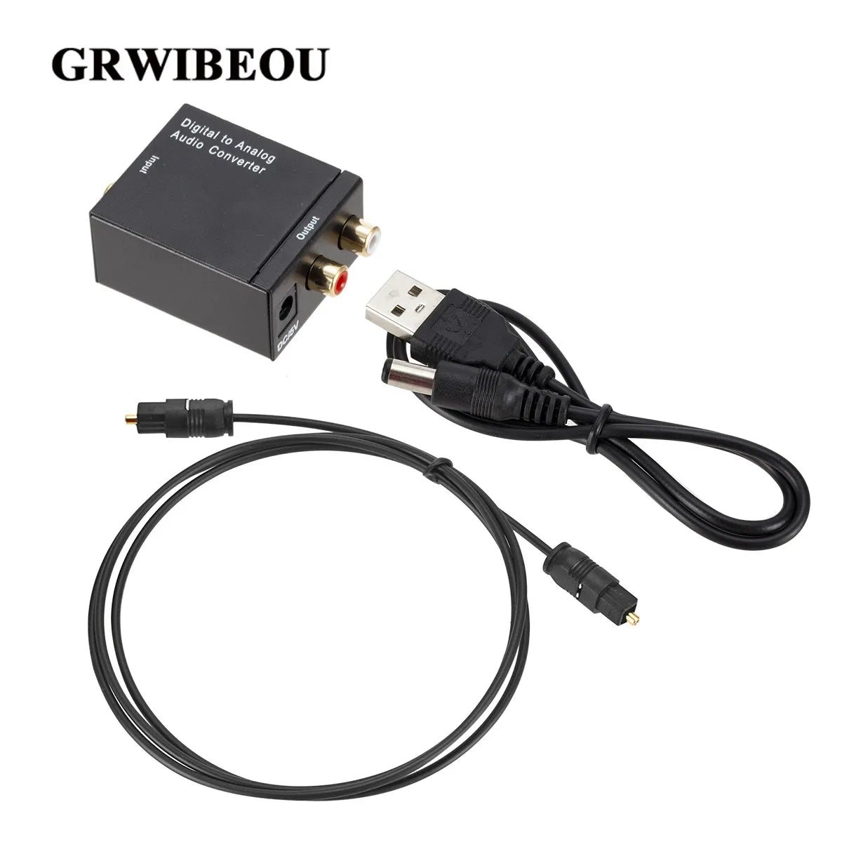 Optical and Coaxial to RCA Audio Converter for Amps