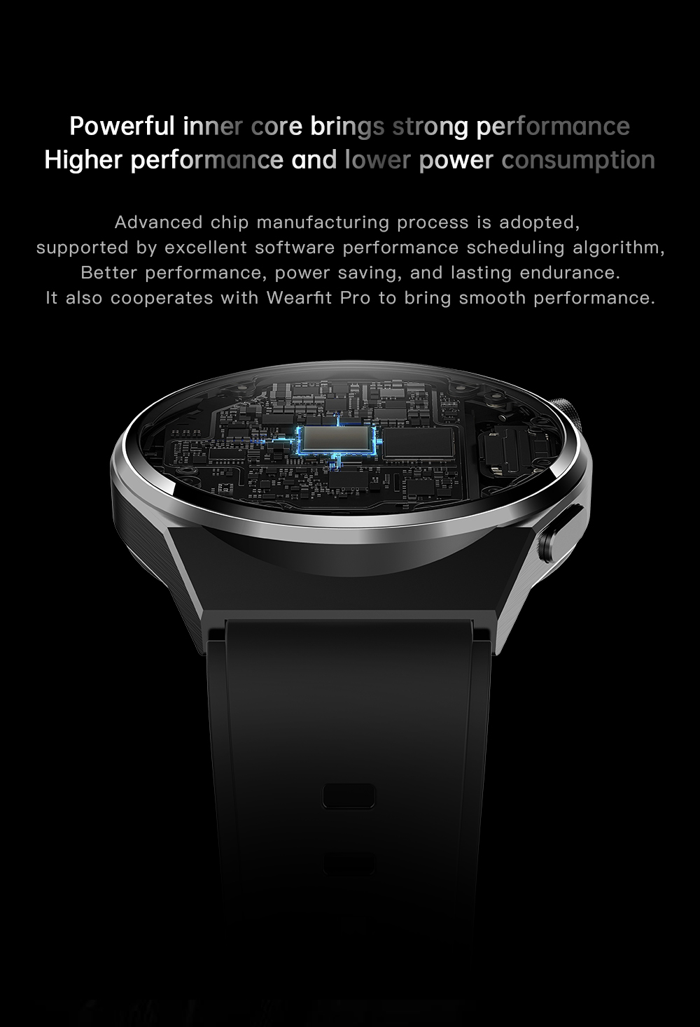 Round Smartwatch with Heart Rate & Blood Oxygen Tracking