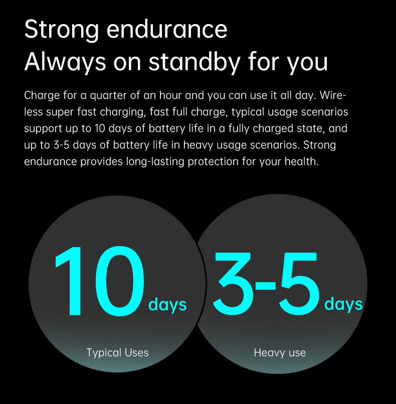 Smart Watch with Calls, NFC and Wireless Charging