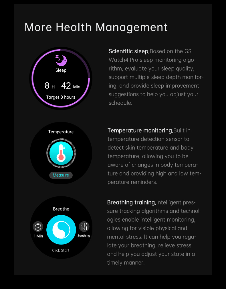 Smart Watch with Calls, NFC and Wireless Charging