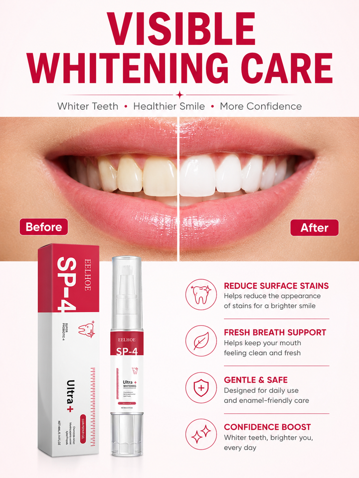 Oral Gum Care Gel with Deep Cleaning & Whitening for Fresh