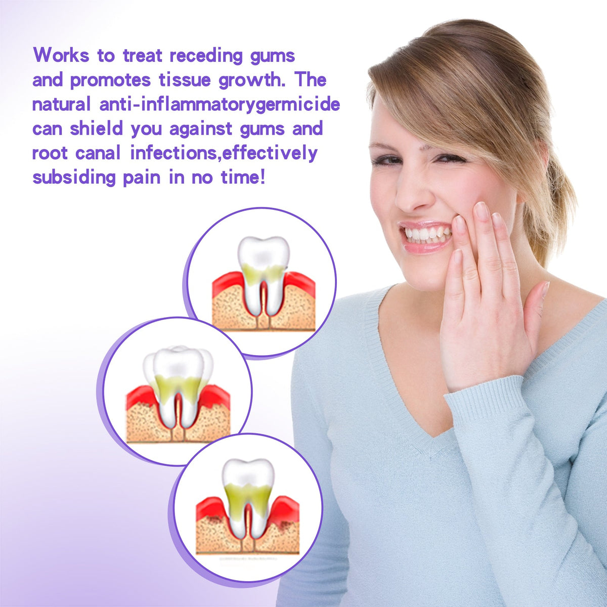 Gum Foam Mousse Toothpaste for Fresher, Cleaner Teeth