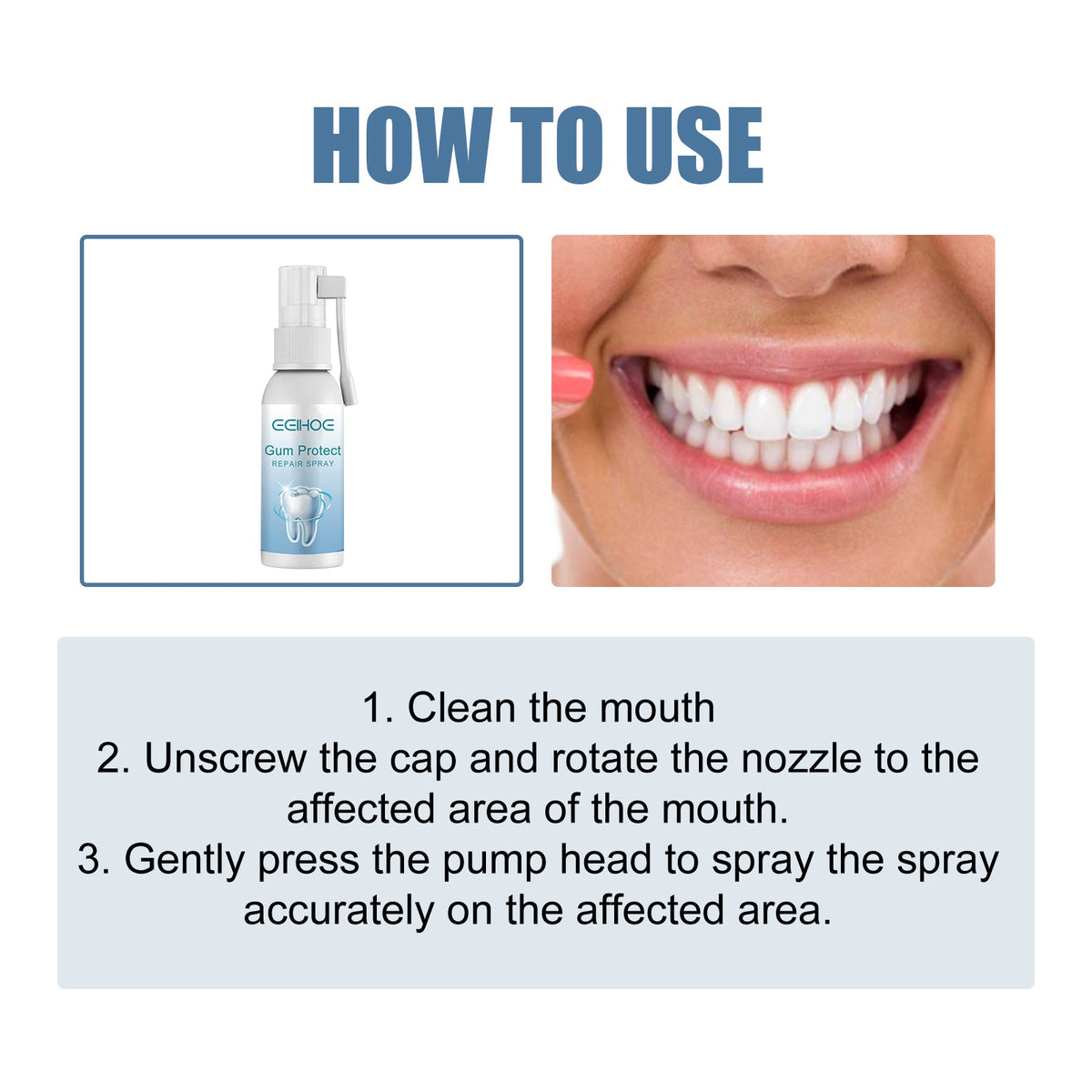 Gum Care Spray for Fresher Breath and Daily Oral Care