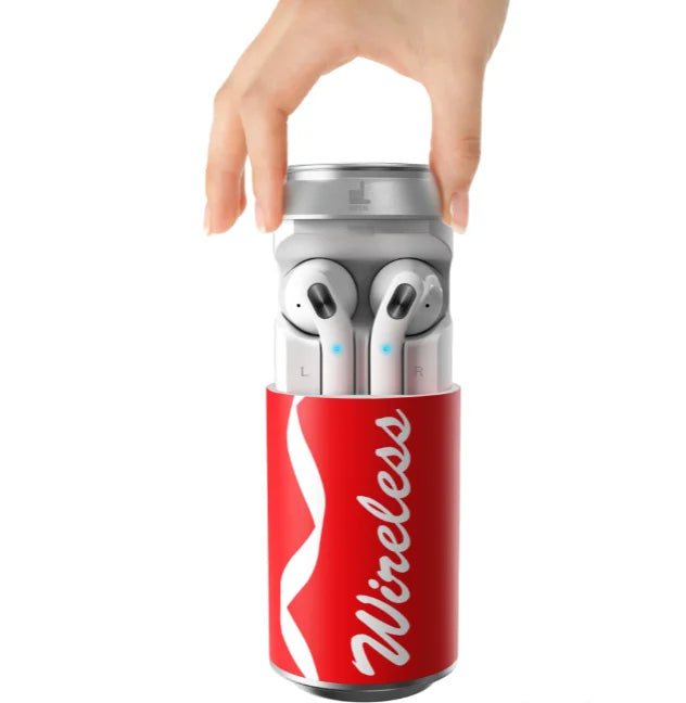 Soda Can Wireless Earbuds with Touch Control & Case