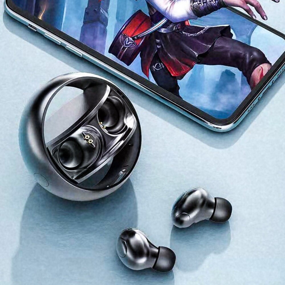 Mini Wireless Sport Earbuds TWS 5.0 Rotating Case