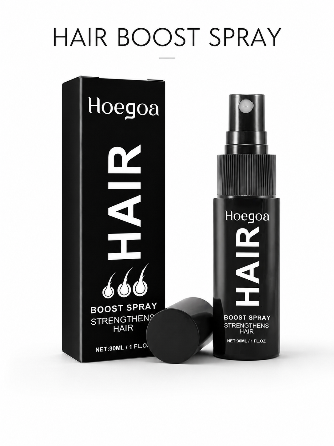 Hair Boost Spray — Ginger Essence for Thicker, Fuller Hair