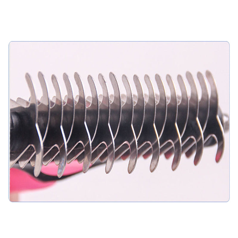 Dog & Cat Dematting Comb Set - 2 Sizes for Tangled Fur