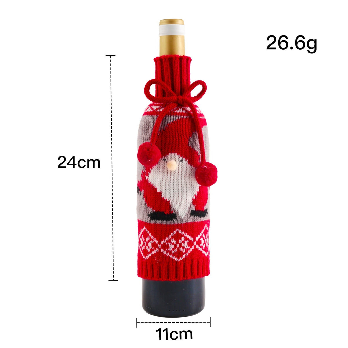 Wine Bottle Decorations for Festive Christmas Gifts