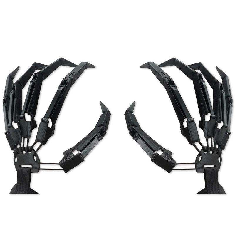 Articulated Skeleton Gloves for Dramatic Halloween Looks