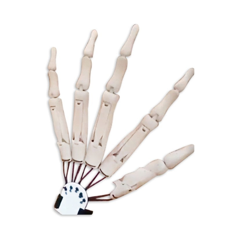 Articulated Skeleton Gloves for Dramatic Halloween Looks