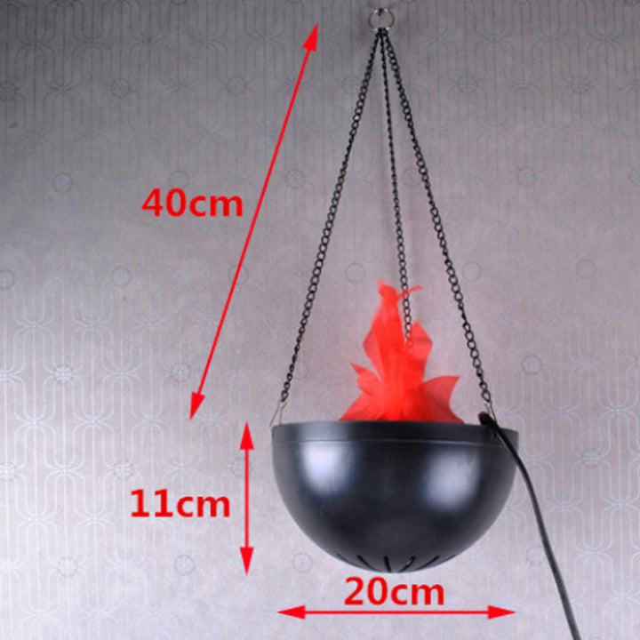 Halloween Hanging Flame Light for Eerie Party Ambience