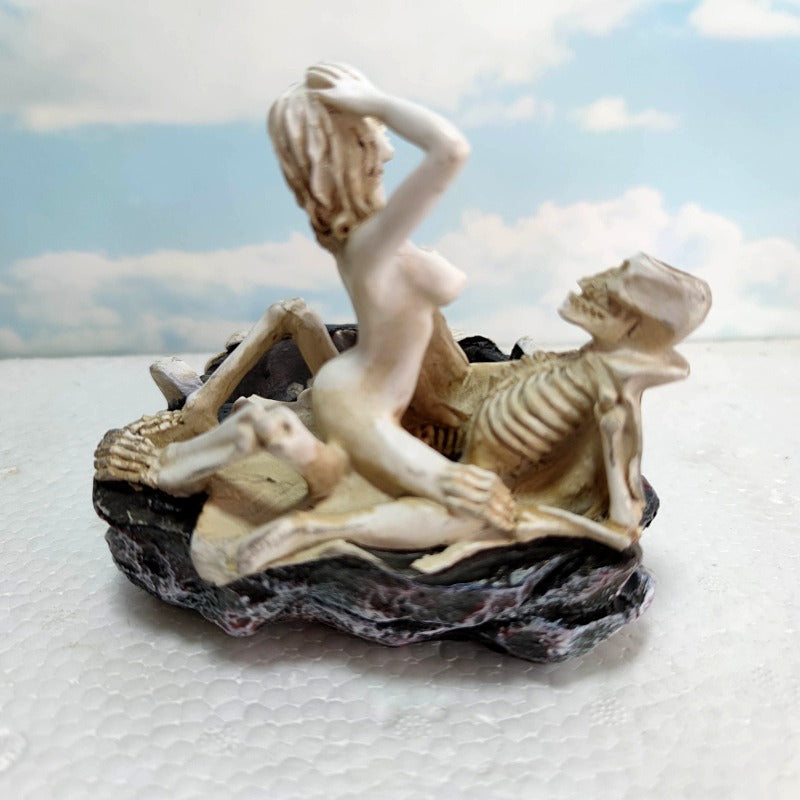 Gothic Skeleton Ashtray Decorative Halloween Centerpiece