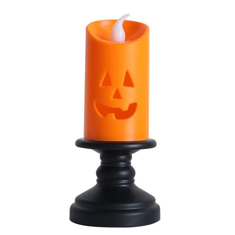 Halloween LED Candlestick Lamps for Spooky Home Decor