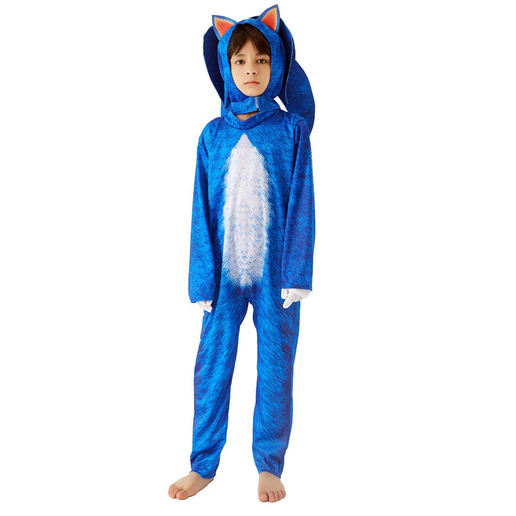 Sonic Hedgehog Costume for Kids | Full-Body Cosplay