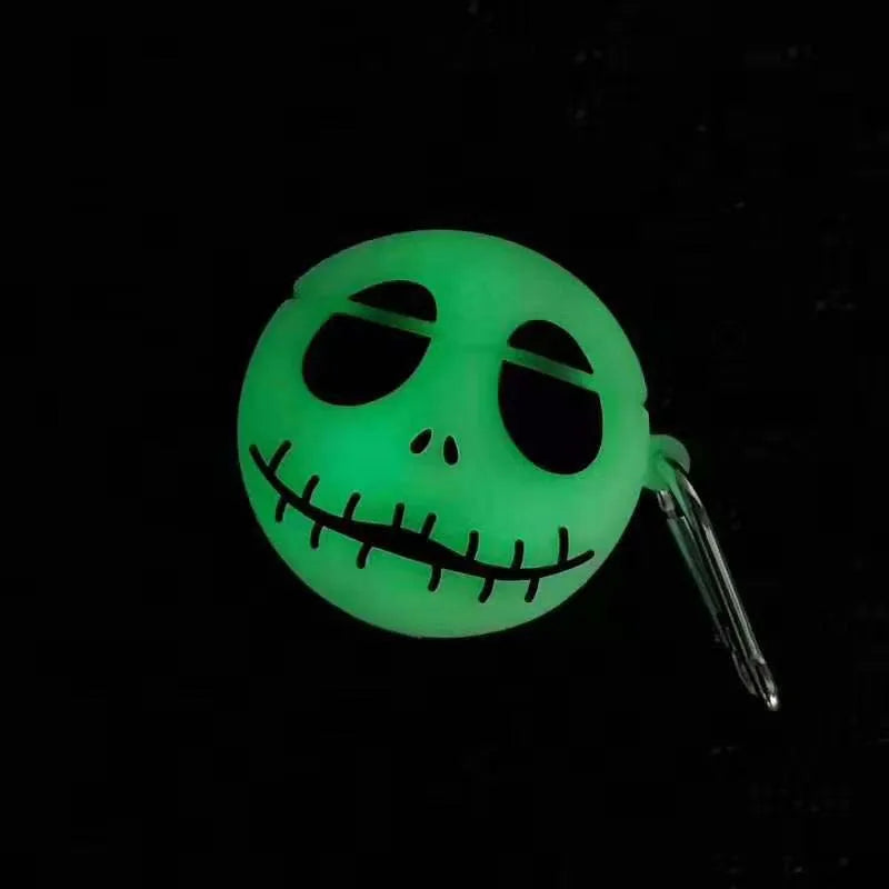 Halloween AirPods 1 2 Case with Glow Face