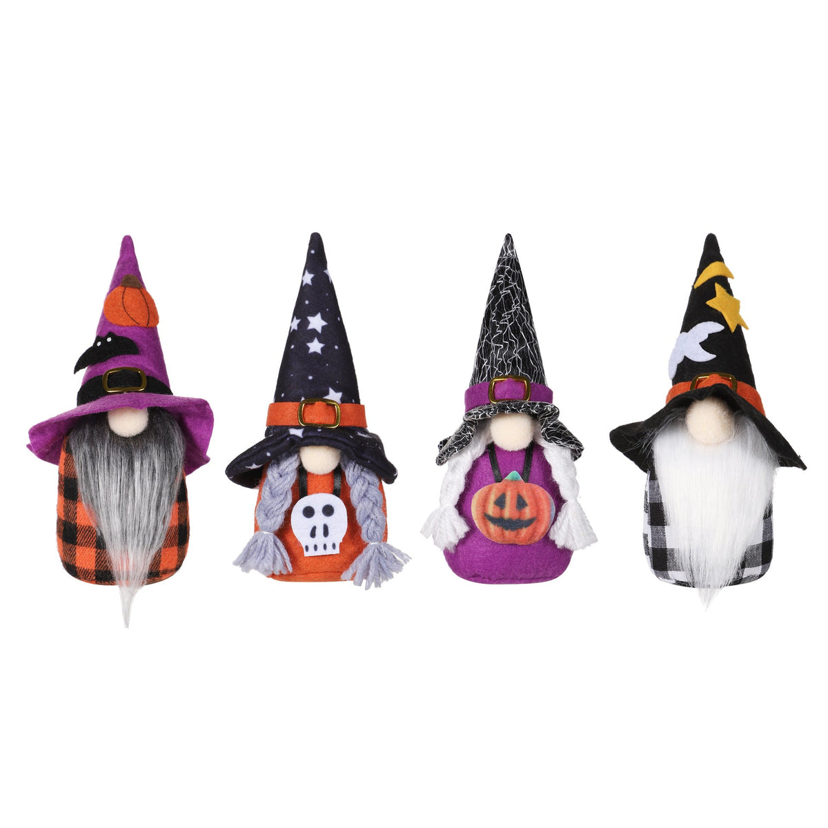 Halloween Gnome Decor Set for Whimsical Tabletop Displays