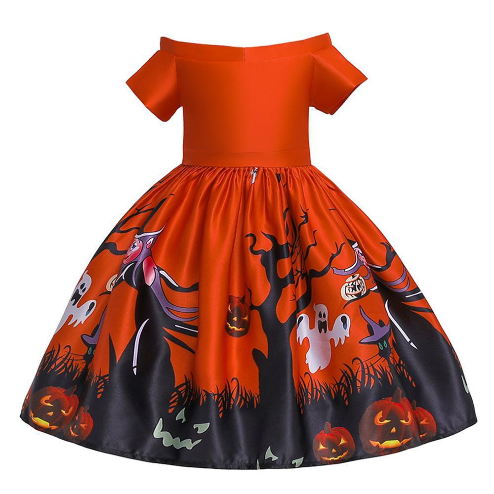 Halloween Dress for Girls — Colorful Spooky Party Style
