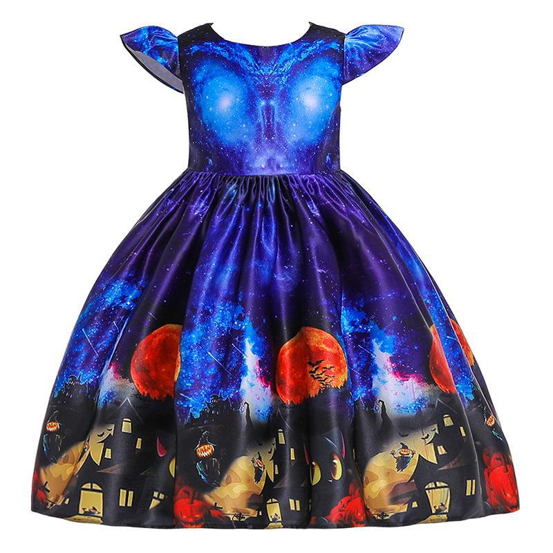 Halloween Dress for Girls — Colorful Spooky Party Style