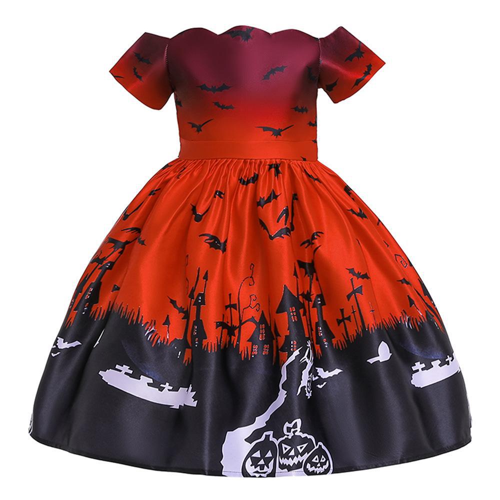Halloween Dress for Girls — Colorful Spooky Party Style