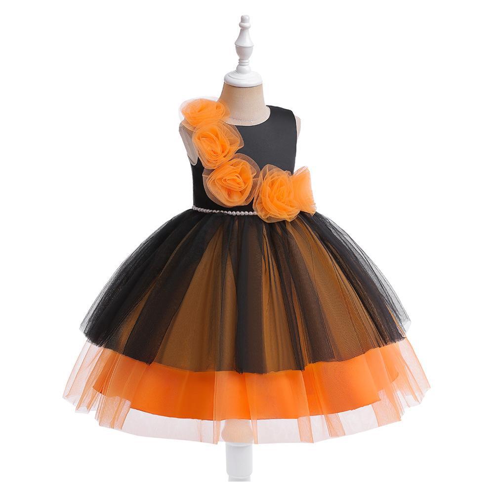 Girls' Halloween Costume Dress – Witch Party Tulle