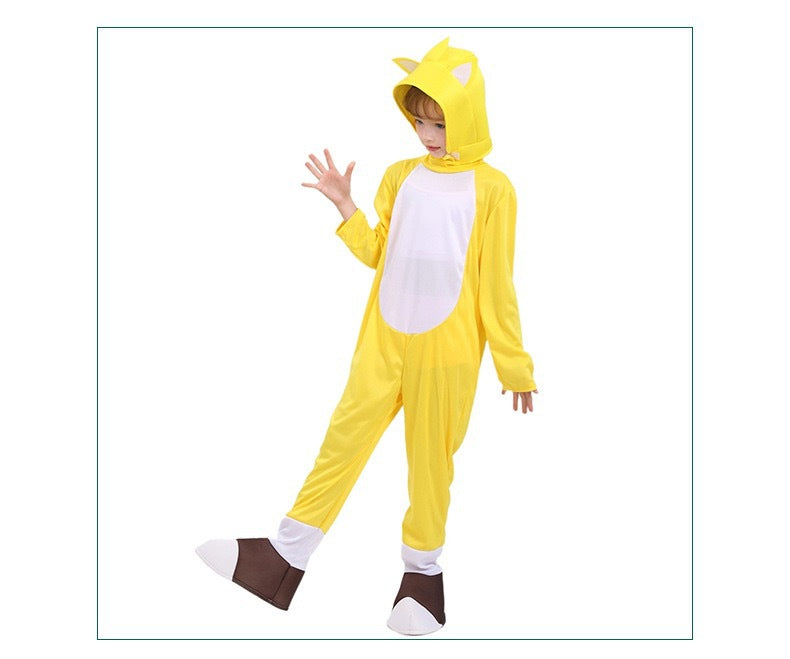 Sonic Hedgehog Costume for Kids | Full-Body Blue