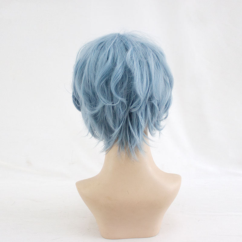 Icy Blue Anime Wig for Halloween Cosplay Costumes